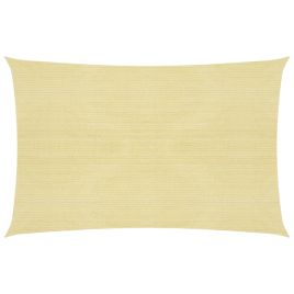 Sunshade Sail 160 g/m2 Beige 3.5x4.5 m HDPE