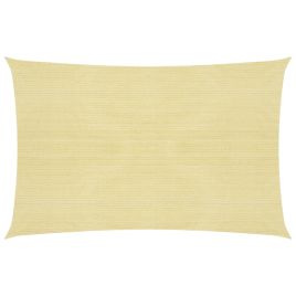 Sunshade Sail 160 g/m2 Beige 4x5 m HDPE
