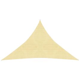 Sunshade Sail 160 g/m2 Beige 4x4x5.8 m HDPE