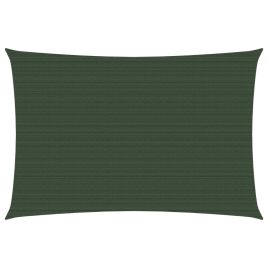 Sunshade Sail 160 g/m2 Dark Green 3.5x4.5 m HDPE