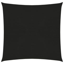 Sunshade Sail 160 g/m2 Black 4.5x4.5 m HDPE