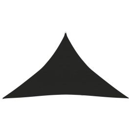 Sunshade Sail 160 g/m2 Black 3.5x3.5x4.9 m HDPE