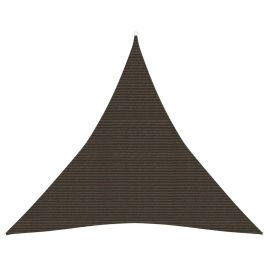 Sunshade Sail 160 g/m2 Brown 4x4x4 m HDPE