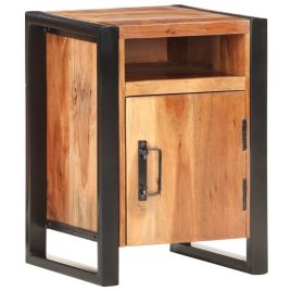 Bedside Table - OXFORD Nightstand Sheesham Finish 40cm