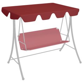 Replacement Canopy for Garden Swing Wine Red 192x147 cm 270 g/m2