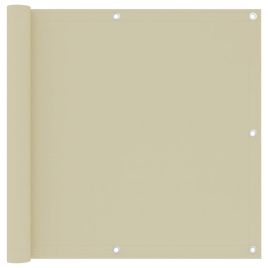 Balcony Screen Cream 90x300 cm Oxford Fabric
