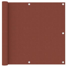 Balcony Screen Terracotta 90x500 cm Oxford Fabric