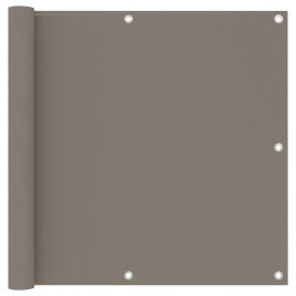Balcony Screen Taupe 90x300 cm Oxford Fabric