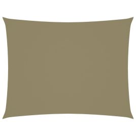 Sunshade Sail Oxford Fabric Rectangular 5x6 m Beige