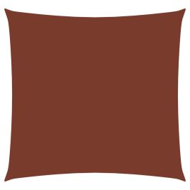 Sunshade Sail Oxford Fabric Square 5x5 m Terracotta