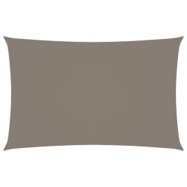 Sunshade Sail Oxford Fabric Rectangular 5x8 m Taupe