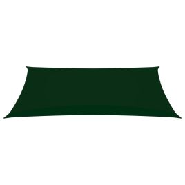 Sunshade Sail Oxford Fabric Rectangular 5x8 m Dark Green