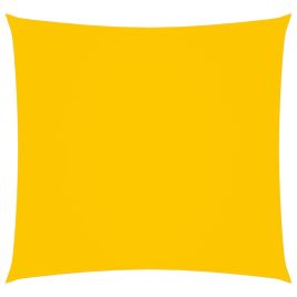 Sunshade Sail Oxford Fabric Square 6x6 m Yellow