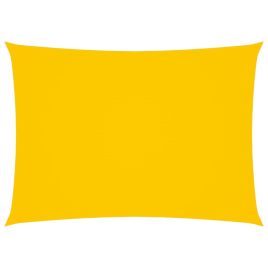 Sunshade Sail Oxford Fabric Rectangular 6x8 m Yellow