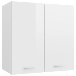 Hanging Cabinet High Gloss White 60x31x60 cm Engineered Wood