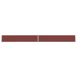 Patio Retractable Side Awning 140x1200 cm Brown