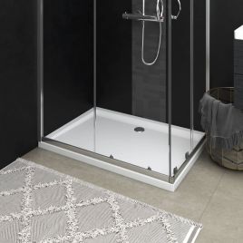 White Rectangular ABS Shower Tray