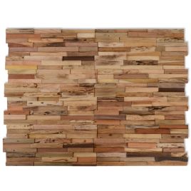 Wall Cladding Panels 10 pcs 1.03 m2 Recycled Teak Wood