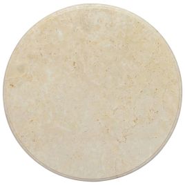 Table Top Cream Ã˜60x2.5 cm Marble