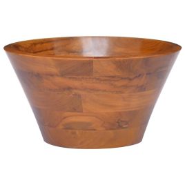 Basin Solid Teak Wood Î¦40x20 cm
