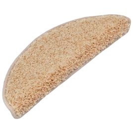 Stair Mats 10 pcs 65x25 cm Cream