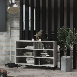 Sideboard Concrete Grey 103.5x35x70 cm Engineered Wood