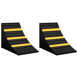 Wheel Chocks 2 pcs 29x16x19 cm Rubber