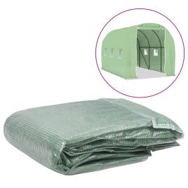 Greenhouse Replacement Cover (6.86 m2) 200x343x200 cm Green