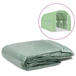 Greenhouse Replacement Cover (9 m2) 200x450x200 cm Green