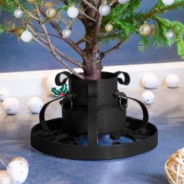 HIVREL Christmas Tree Stand Black 29x29x15.5 cm