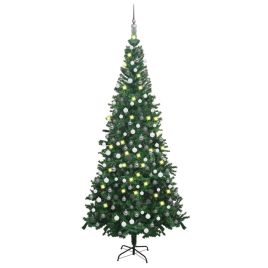 Frois Green L 240cm Pre-lit Tree with Ball Set