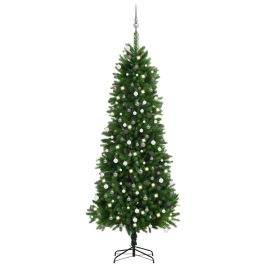 Fluer Green Pre-lit Tree Ball Set 240cm