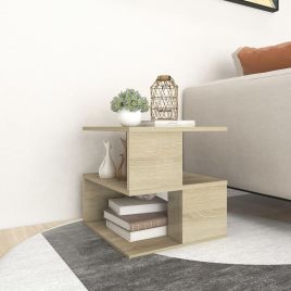 Side Table Sonoma Oak 40x40x40cm Chipboard