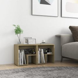 Bed Cabinets 2 pcs Sonoma Oak 40x30x40cm Engineered Wood
