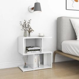 Bedside Cabinets 2 pcs High Gloss White 50x30x51.5cm Engineered Wood