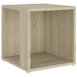 Side Table Sonoma Oak 33x33x34.5 cm Engineered Wood