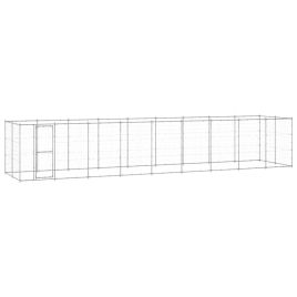 Outdoor Dog Kennel Galvanised Steel 21.78 m2