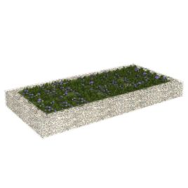 Gabion Raised Bed Galvanised Steel 200x100x20 cm
