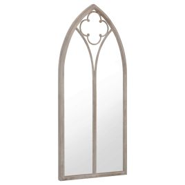 Garden Mirror Sand 100x45 cm Iron for Outdoor Use