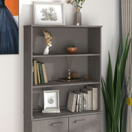 Top for Highboard HAMAR Light Grey 85x35x100cm Solid Wood Pine