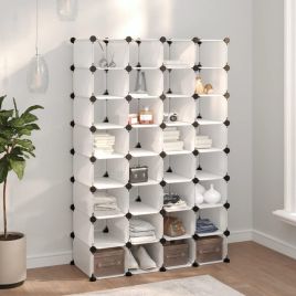 Shoe Rack Transparent 93x36.5x140 cm PP