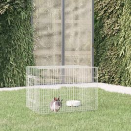 Rabbit Cage 78x54x54 cm Galvanised Iron