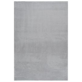 Washable Rug Soft Shaggy 160x230 cm Anti Slip Grey