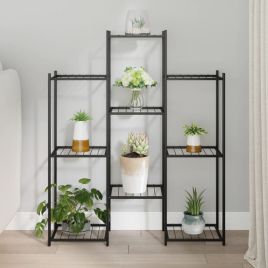Flower Stand 83x25x100 cm Black Iron