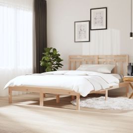 Bed Frame 120x190 cm Small Double Solid Wood