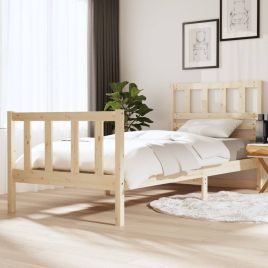 Bed Frame Solid Wood 90x200 cm