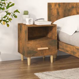 Bedside Cabinet Smoked Oak 40x35x47cm