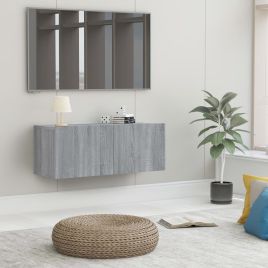 TV Cabinet Grey Sonoma 80x30x30 cm Engineered Wood