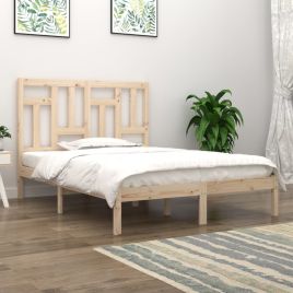 Bed Frame Solid Wood Pine 160x200 cm