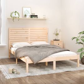 Bed Frame Solid Wood 160x200 cm